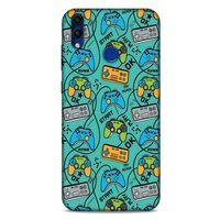 Retro (4) Desen Koruma Kılıfı Renkli Huawei Honor 8C Kılıf