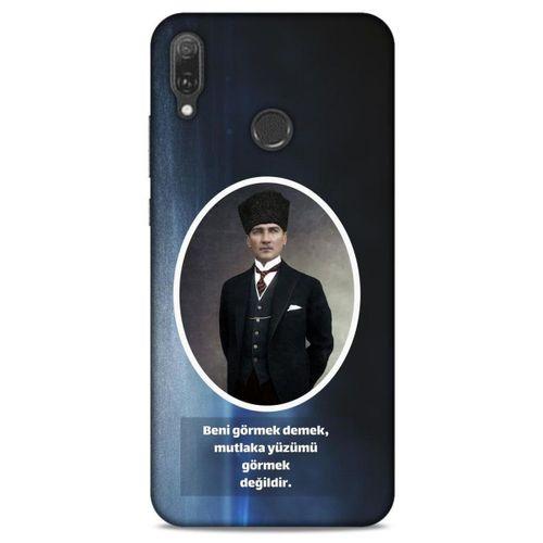 Huawei Y9 2019 Kılıf Atatürk (7) Telefon Kılıfı Lavivert