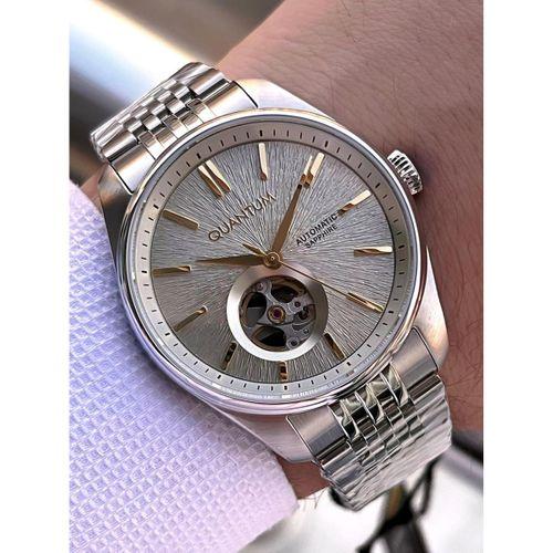 Quantum Otomatik Mekanizma Sapphire Cizilmez Cam Çelik Kordon 10 Atm Erkek Kol Saat EMG.1207.570