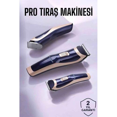 Profesyonel Şarjlı Saç Ve Sakal Traş Makinesi Kolay Kullanım