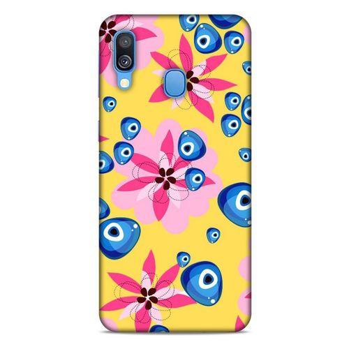 Nazarium (20) Desenli Silikon Kapak Samsung Galaxy A40 Kılıf