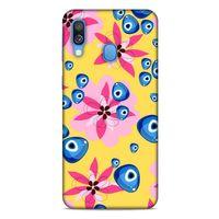 Nazarium (20) Desenli Silikon Kapak Samsung Galaxy A40 Kılıf
