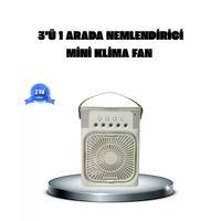 Taşınabilir Mini Klima Fan 3’ü 1 Arada Soğutucu, Nemlendirici Ve Gece Lambası