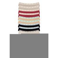 12 Adet Pamuklu Esnek Kadın Slip Bikini Külot Geniş Lastikli Baskılı