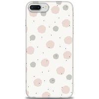 iPhone 8 Plus Kılıf HD Baskılı Kılıf - Soft Benekler + Tam Ekran Koruyucu