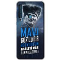 Galaxy A9 2018 Kılıf HD Desen Baskılı Arka Kapak - Bozkurt Atatürk