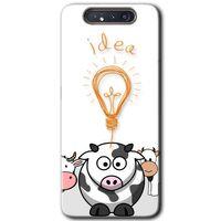 Potkal Hediye Fabrikası Samsung Galaxy A80 Kılıf HD Desen Baskılı Arka Kapak - İdea Lamp