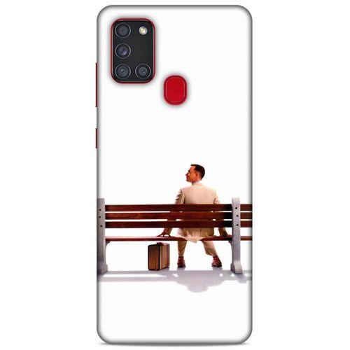 Lopard Samsung Galaxy A21s Uyumlu Kılıf IMDB Film (12) Koruyucu Silikon Forrest Gump