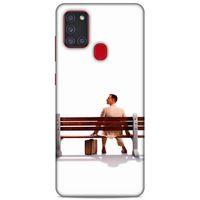 Lopard Samsung Galaxy A21s Uyumlu Kılıf IMDB Film (12) Koruyucu Silikon Forrest Gump
