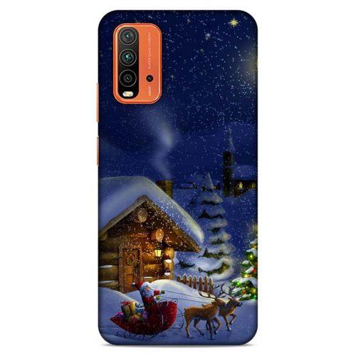 Lopard Xiaomi Redmi Note 9 4g Uyumlu Kılıf Gece'S (24) Darbe Emici Kılıf Kar Manzara