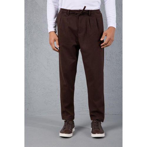 Ron Selanik Örme İçi Peluş Çift Fermuarlı Sweatshirt Vizon - Milos Kaşe Kumaş Jogger Pantolon Kahve