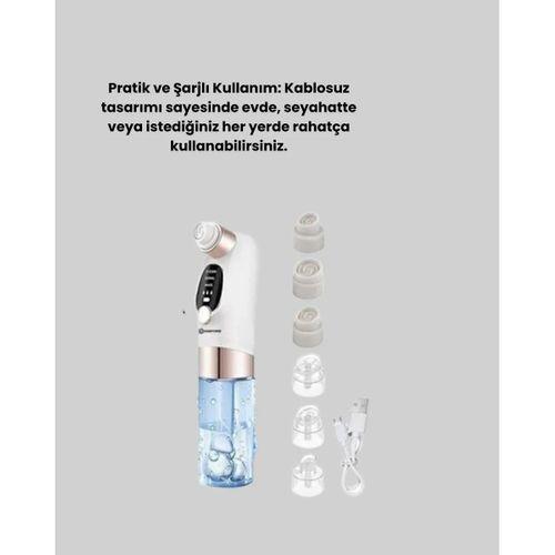 Evde Kolay Kullanım İçin Şarjlı Siyah Nokta Temizleme Aleti