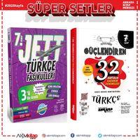 Ünlüler Yayınları 7. Sınıf Türkçe JETT Soru Fasikülleri ve Ankara Yayıncılık Deneme Seti 2 Kitap