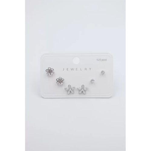 Çoklu Set Küpe - Gümüş