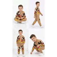 2-5 Yaş Fare Baskılı Penye Çocuk Takımı