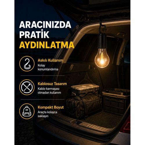 Çok Yönlü Asma Kancalı Kamp Işığı