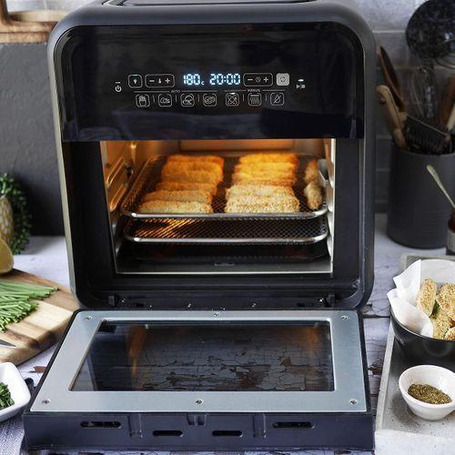 Breville Halo sıcak hava fritözü, ızgara fonksiyonlu, XXL 10 l çıkarılabilir kapaklı dijital fritöz