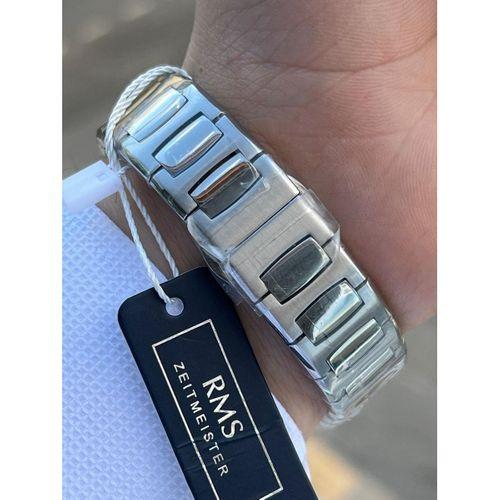 RMS Romanson Çelik Kordon Sapphire Camlı Kararmaz Renk Atmaz 10 Atm Erkek Kol Saati AG1480.02