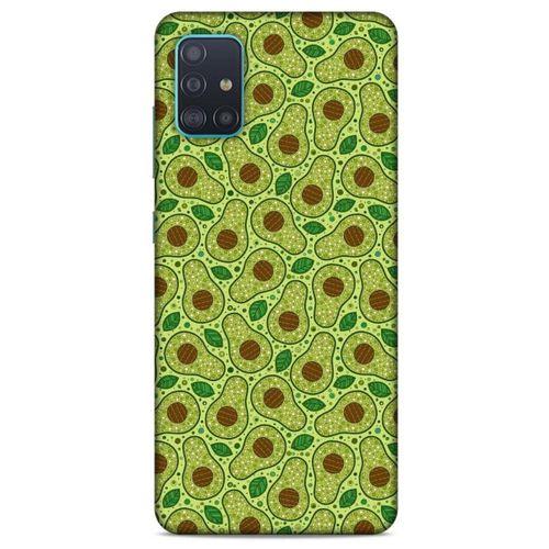 Frutix Avokado 01 Samsung Galaxy A51 Kılıf Desenli Silikon