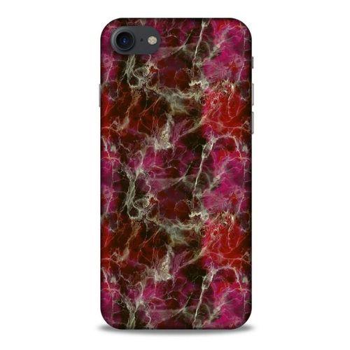 Mermer Desenli (40) Tema Fit Silikon Kılıf Menekşe Apple Iphone 8 Kılıf