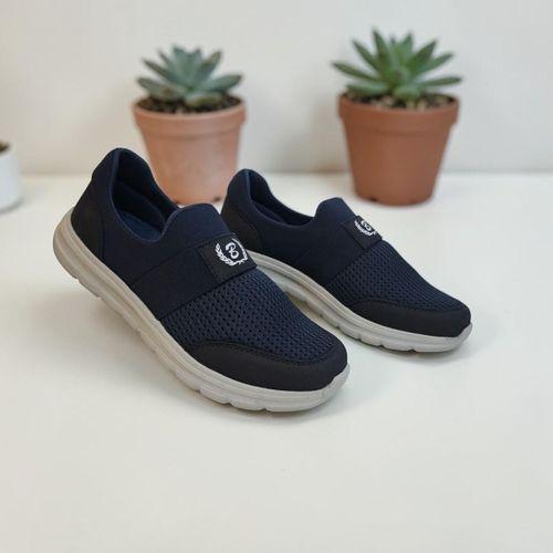 Black Sea 527 Lacivert-Gri Bağacaksız Hafif Fuspetli Ortapedik Spor Ayakkabı