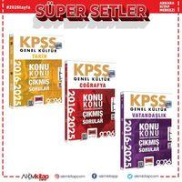 Yargı Yayınları 2026 KPSS Genel Kültür Tarih Coğrafya ve Vatandaşlık Konularına Göre Çıkmış Sorular Seti 3 Kitap