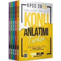 2026 KPSS Genel Yetenek Genel Kültür Konu Anlatımı Modüler Set Yediiklim Yayınları