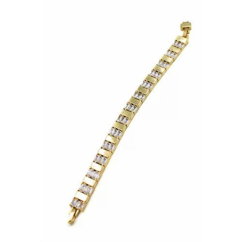 Taşlı VİP Bileklik - Altın