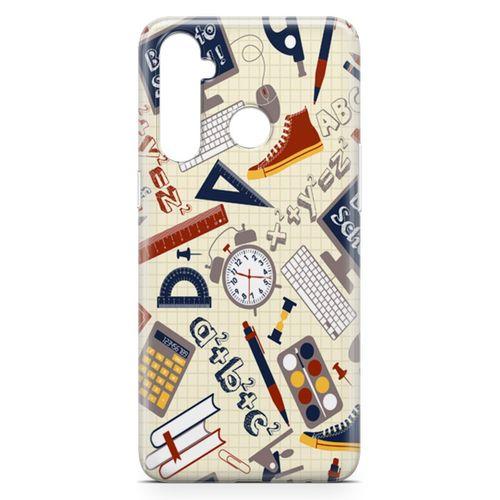 Oppo Realme 5 Pro Kılıf Yeniden Okul Arka Kapak Koruma Desenli Full Koruyucu