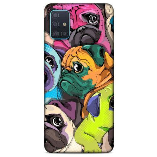 Animax Portre Pugs Samsung Galaxy A51 Kılıf Desenli Silikon
