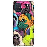 Animax Portre Pugs Samsung Galaxy A51 Kılıf Desenli Silikon