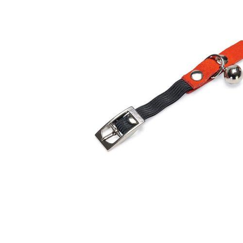 Beeztees Kedi Boyun Tasması, Süet, Kırmızı, 24-29cm
