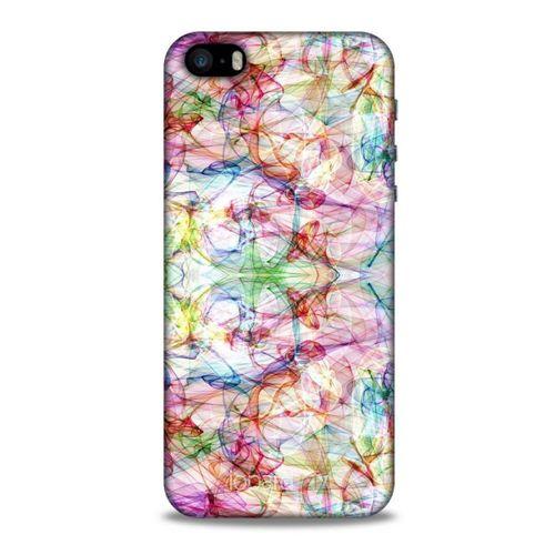 Apple Iphone 5 Kılıf Pastel Renkler (12) Koruyucu Silikon Beyaz Mavi