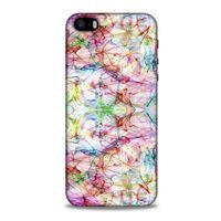 Apple Iphone 5 Kılıf Pastel Renkler (12) Koruyucu Silikon Beyaz Mavi