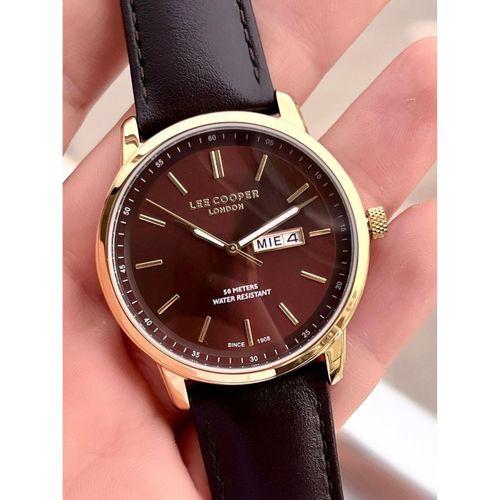 Lee Cooper İtalyan Tasarım Bileklik Hediyeli 2 Yıl Garantili 5 Atm Erkek Kol Saati ELC.08235.142