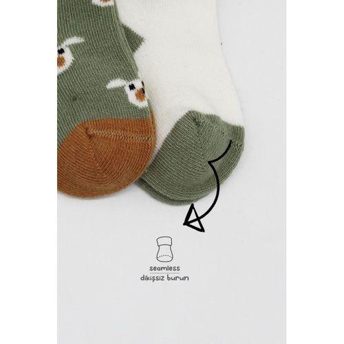 Bistyle Love Dog Penye Soket Çorap 2'Li BS10118 Nil