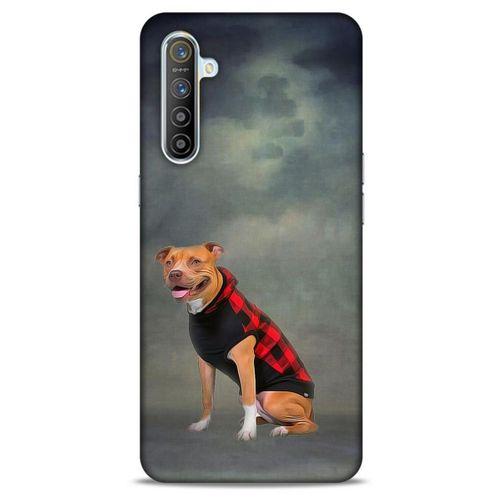 Oppo Realme XT Kılıf Köpek Kıyafetleri (31) TPU Kılıf Pitbull Yelek