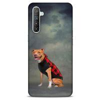 Oppo Realme XT Kılıf Köpek Kıyafetleri (31) TPU Kılıf Pitbull Yelek
