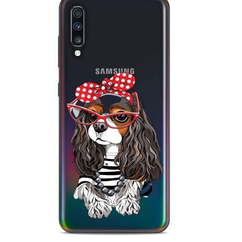 Zoologix (12) Samsung Galaxy A9 2018 Şeffaf Kılıf Silikon Desenli