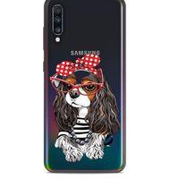 Zoologix (12) Samsung Galaxy A9 2018 Şeffaf Kılıf Silikon Desenli
