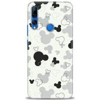 Huawei Y9 Prime 2019 Kılıf HD Baskılı Kılıf - Siyah Mickey + Tam Ekran Koruyucu