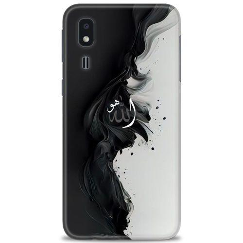 Samsung Galaxy A2 Core Kılıf HD Baskılı Kılıf - Siyah ve Beyaz + Tam Ekran Koruyucu