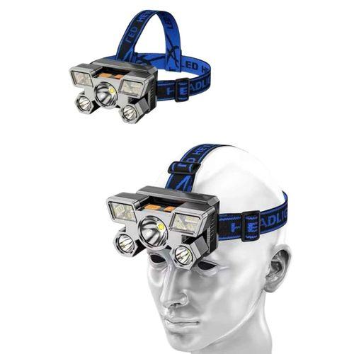 Kafa Lambası 800 Lümen 4 Mod Yüksek Işık Flaşörlü Şarjlı Led Lamba