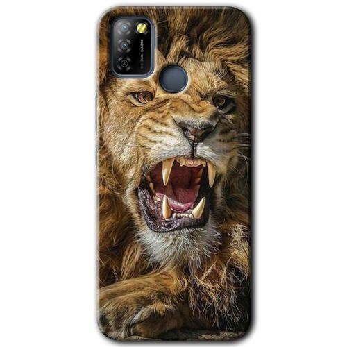 İnfinix Smart 5 Kılıf HD Desen Baskılı Arka Kapak - Lion King