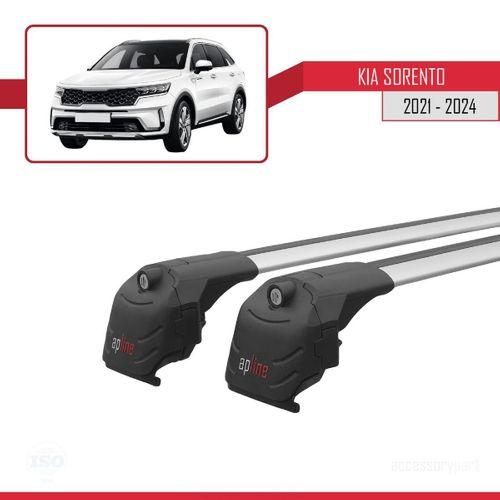 Kia Sorento MQ4 2021 ve Sonrası ile uyumlu ACE-2 Ara Atkı Tavan Barı GRİ