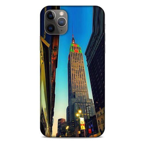 Apple Iphone 11 Pro Max Kılıf Dünya Mimarisi (6) Silikon Kılıf Empire State
