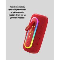 Taşınabilir Bluetooth Hoparlör Kırmızı Ip67 Su Geçirmez