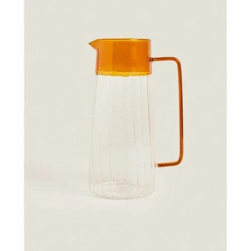 Turuncu Detaylı Cam Sürahi 1600 Ml