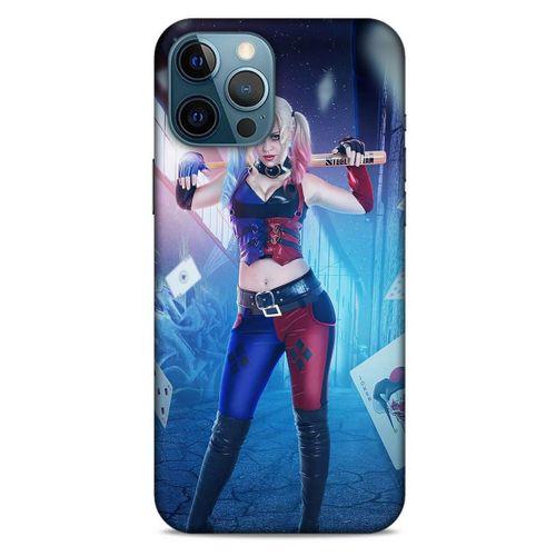 Apple iPhone 12 Pro Max Uyumlu Kılıf Harley Quinn (31) TPU Kılıf Lavanta mavisi