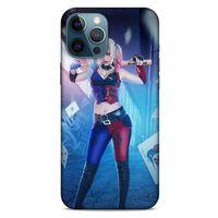 Apple iPhone 12 Pro Max Uyumlu Kılıf Harley Quinn (31) TPU Kılıf Lavanta mavisi